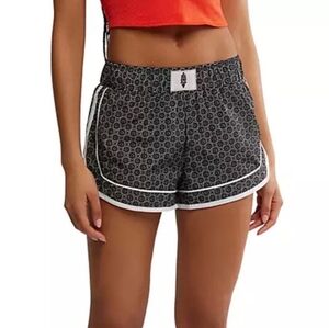 FREE PEOPLE VARSITY  BLUES SHORTS, NWT SIZE, LARGE.